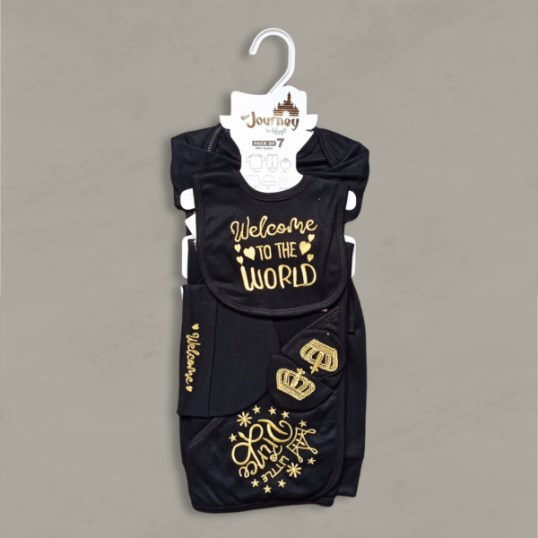 7 Pcs Trendy Starter Set For Newborn