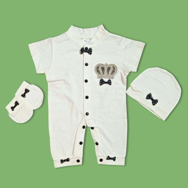 Turkish Crown Romper Set